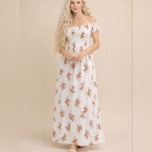 MAXI FLORAL DRESS SIZE SMALL